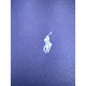 Polo Ralph Lauren Blue Long Sleeve Rugby Tee Blue Logo XL